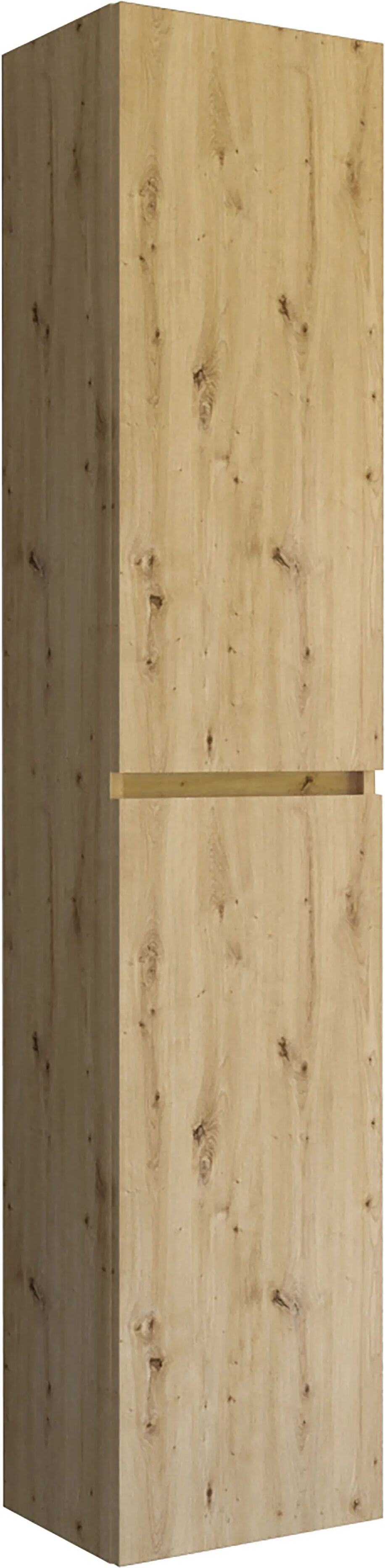 Tecnomat COLONNA SOSPESA VENUS 2 ANTE REVERSIBILE IN LEGNO ROVERE NODATO 34x162x25 cm (LxPxH)