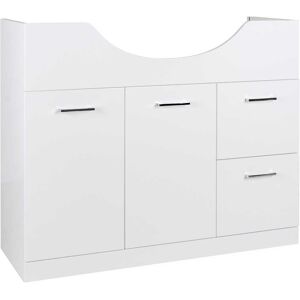 Tecnomat BASE PORTALAVABO CON LAVABO JESS BIANCO LUCIDO 2 ANTE 2 CASSETTI 105x86x50 cm (LxHxP) Tecnomat BASE PORTALAVABO CON LAVABO JESS BIANCO LUCIDO 2 ANTE 2 CASSETTI 105x86x50 cm (LxHxP)