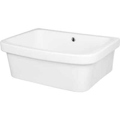 Tecnomat PILOZZO LAVATOIO SERIE LAUNDRY IN CERAMICA BIANCA 61x24x45 cm (LxHxP) Tecnomat PILOZZO LAVATOIO SERIE LAUNDRY IN CERAMICA BIANCA 61x24x45 cm (LxHxP)