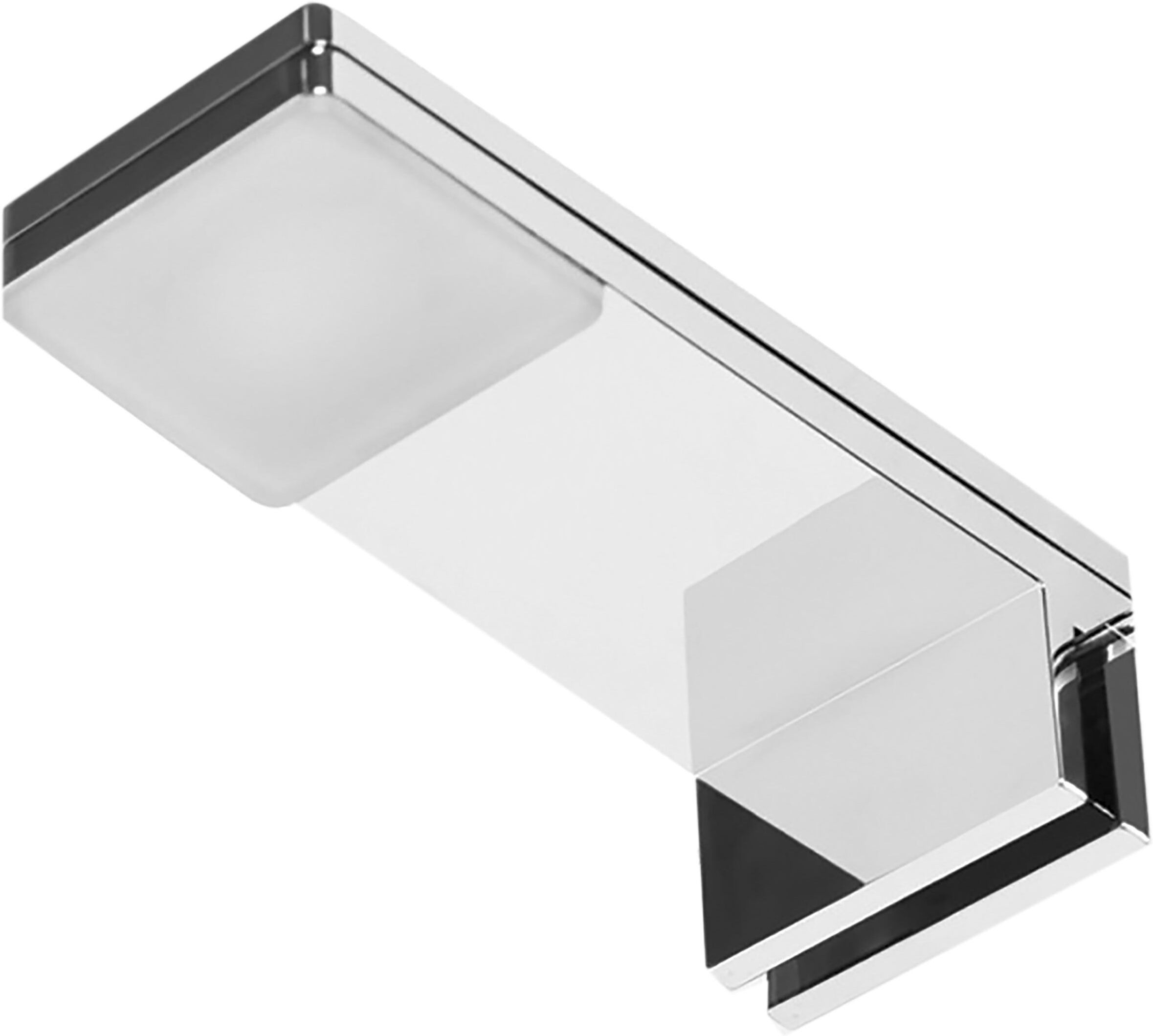 Lampada Ip44 Led 3,5w Per Specchi Interior E Slim In Abs Color Cromo Lampada Ip44 Led 3,5w Per Specchi Interior E Slim In Abs Color Cromo