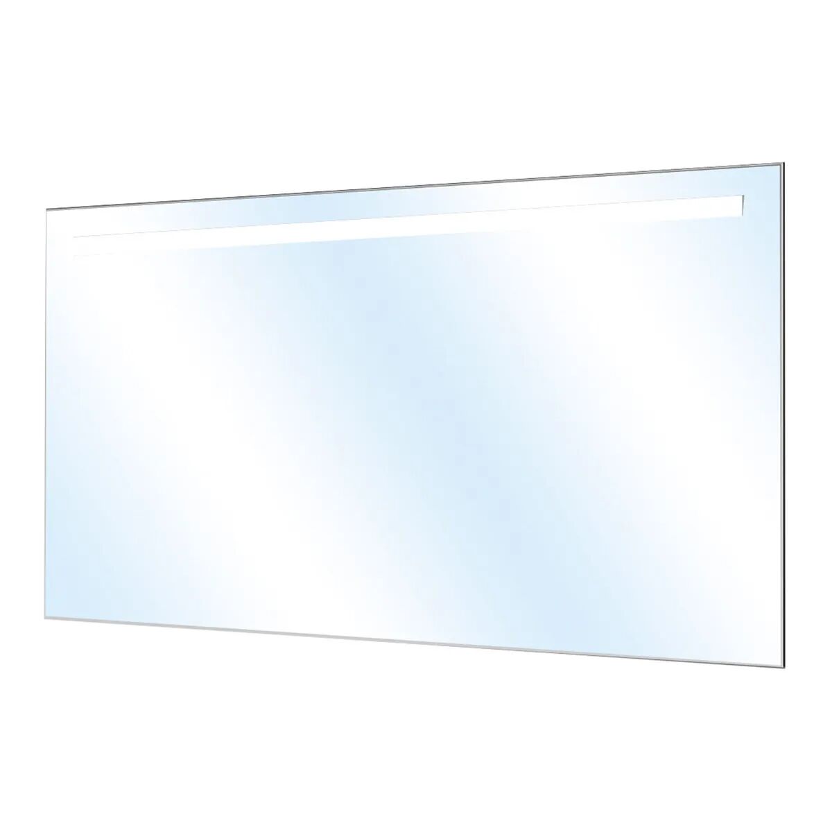 Specchio Piper 120x70 Cm Filo Lucido Retroilluminato Strip Led 10,56w Ip4