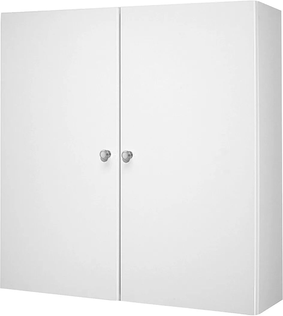 Pensile Lea In Legno Laccato Bianco 2 Ante 70x22x71 Cm (Lxpxh)