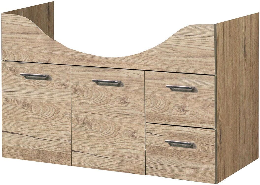 Base Portalavabo Laguna In Quercia Naturale 2 Ante 2 Cassetti 82x57x34 Cm (Lxhxp) Base Portalavabo Laguna In Quercia Naturale 2 Ante 2 Cassetti 82x57x34 Cm (Lxhxp)