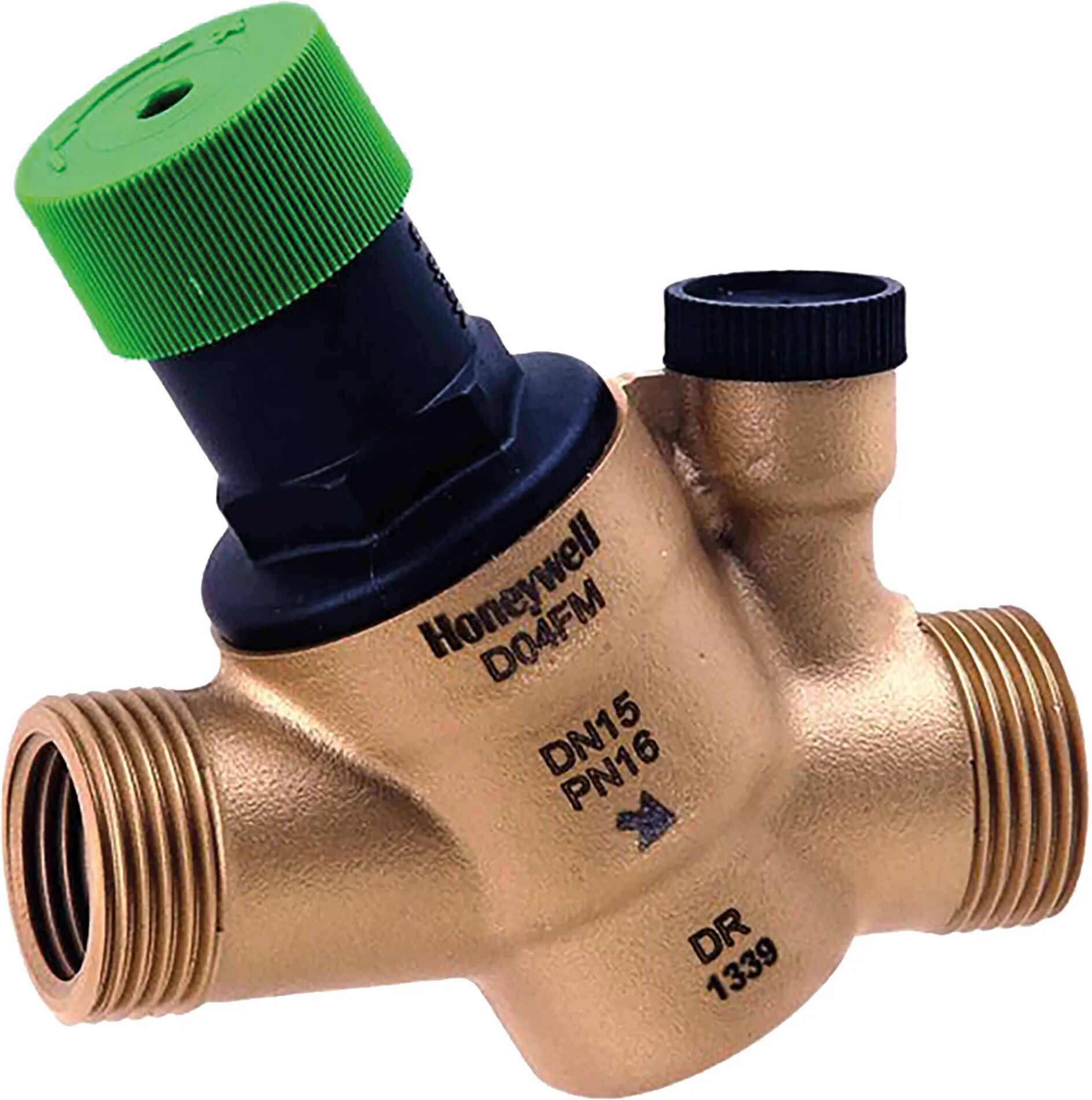 resideo riduttore di pressione honeywell d04fm tarabile 1,5 - 6 bar con filtro integrato 1/2''