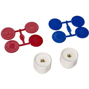 Poletti MANOPOLA RICAMBIO PER COLLETTORI BIANCA CON PLACCHETTE 2 PEZZI PER REF. 12102832 Poletti MANOPOLA RICAMBIO PER COLLETTORI BIANCA CON PLACCHETTE 2 PEZZI PER REF. 12102832