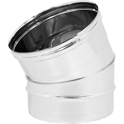 Tecnomat Curva 30° Inox Monoparete - Curva di tubo Tecnomat Curva 30° Inox Monoparete - Curva di tubo