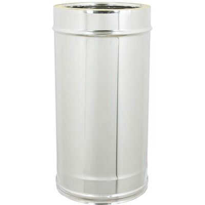 Tecnomat - Lineare Inox Doppia Parete 316-304 Ø100 L500 - Ø100 mm - 0.5 mm - Tube Tecnomat - Lineare Inox Doppia Parete 316-304 Ø100 L500 - Ø100 mm - 0.5 mm - Tube