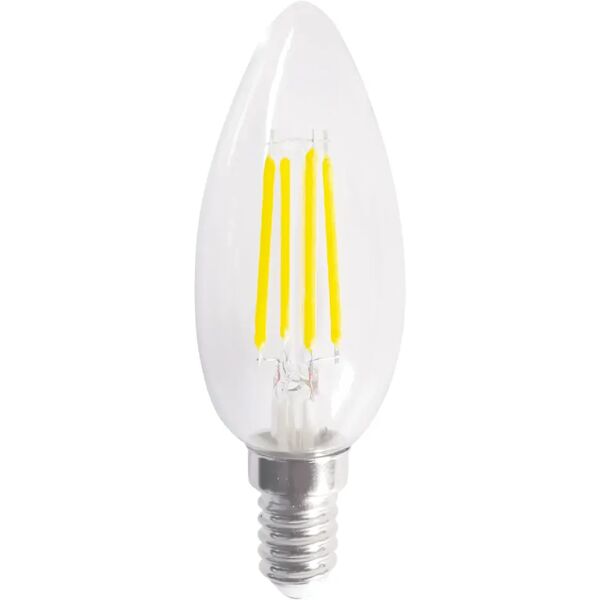 tecnomat lampadina parko led filamento oliva e14 5w=60w 600 lumen 3000k luce calda Ø 35x98 mm