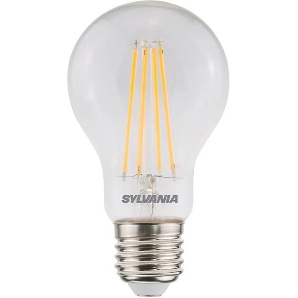 tecnomat 4 lampadine sylvania led goccia fil e27 7w=60w 806 lumen 4000k luce bianca Ø 60x108 mm