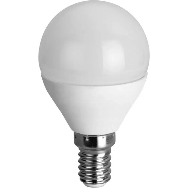 tecnomat lampadina parko led minisfera e14 5,5w = 40w 410 lumen 2700k luce calda Ø45x78 mm dimmerabile