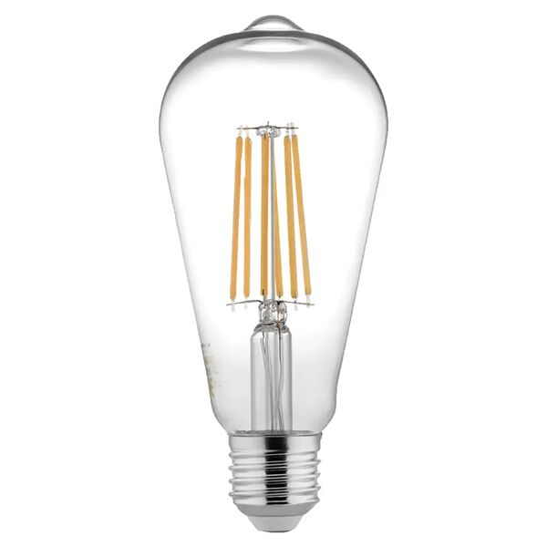 vivida international lampadina vivida led filamento retro e27 11w=100w 1550 lumen 4000k luce bianca Ø 64x140 mm