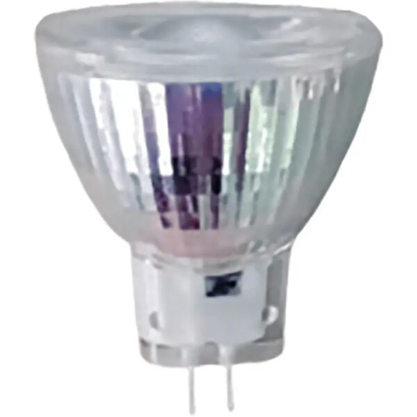 parko 2 lampadine  led gu4 3w=24w 240 lumen 6500k luce fredda dimensione Ø 34x43 mm