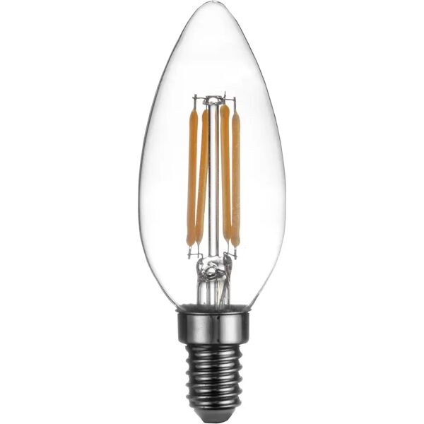 tecnomat lampadina parko led filamento oliva e14 6w=60w 806 lumen 3000k luce calda Ø 35x97 mm