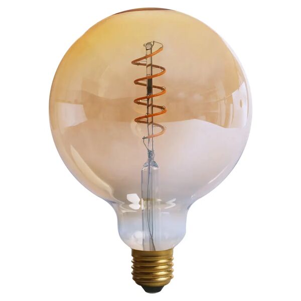 tecnomat lampadina parko led filamento globo e27 4w=25w 270 lumen 2200k luce calda Ø125x175 mm ambrata