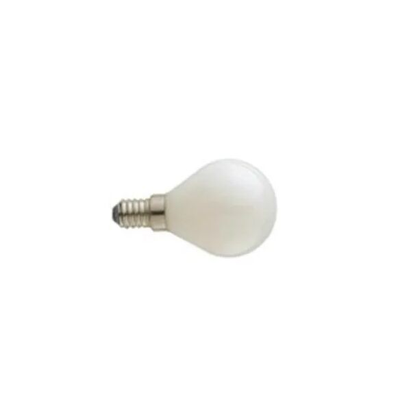 tecnomat lampadina intec led filamento globo opale e14 4w=36w 470 lumen 2700k luce calda Ø 45x78 mm