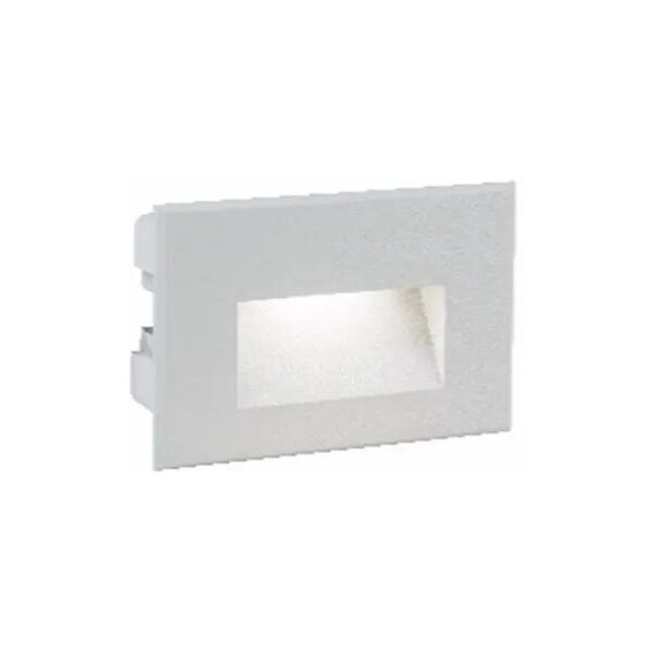 tecnomat segnapasso spina ap da incasso led 3w 300 lumen ip65 bianco per scatola 3 moduli