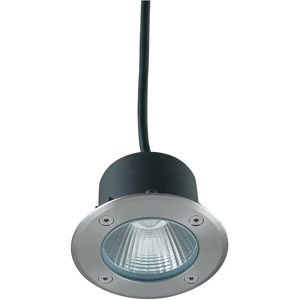 tecnomat faretto incasso led walk calpestabile 10w tondo in acciaio 4000k dimensioni Ø 110x94 mm