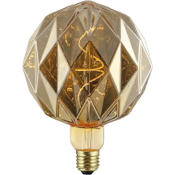 tecnomat lampadina led suprema diamond e27 4w 100 lumen 2200k dimmerabile finitura oro 150x200 mm