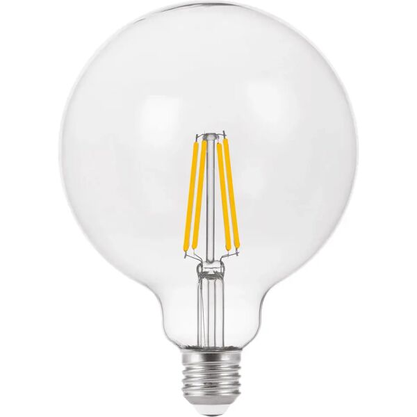 tecnomat lampadina vivida led filamento globo e27 8w=80w 1150 lumen 4000k luce bianca Ø 125x170 mm