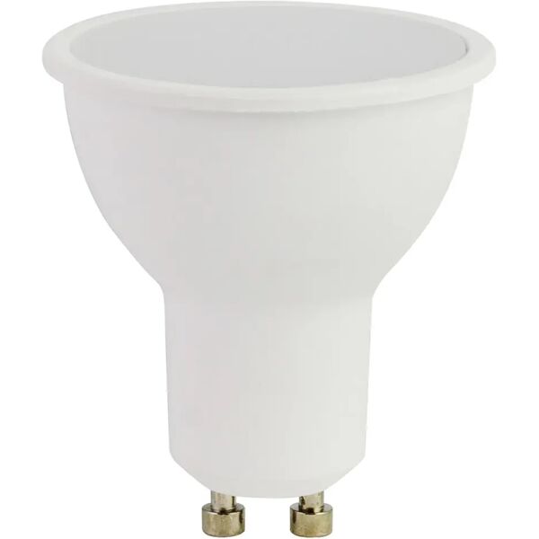 tecnomat 3 lampadine parko led gu10 6w=40w 470 lumen 3000k luce calda Ø 50x55 mm