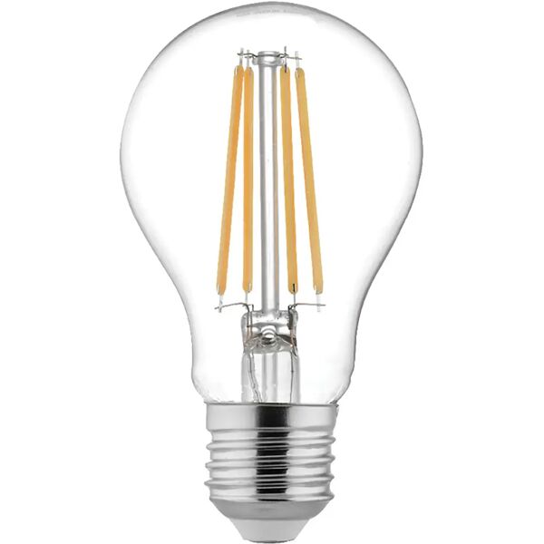 tecnomat lampadina vivida led filamento goccia e27 8w=77w 1100 lumen 3000k luce calda Ø 60x108 mm