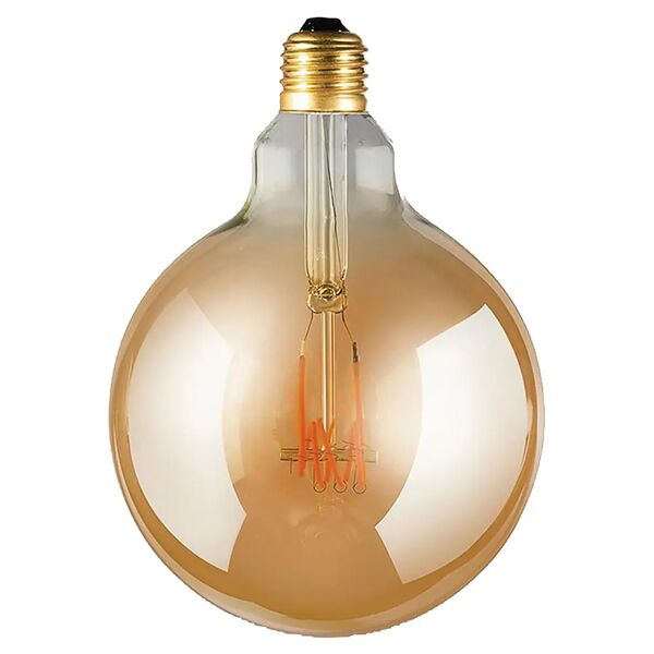 tecnomat lampadina led vintage globo e27 4w 200 lumen 2200k luce calda dimmerabile ambrata