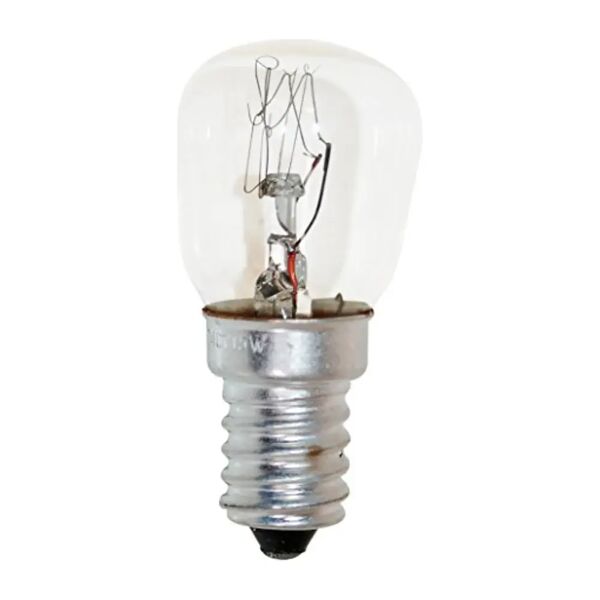 tecnomat lampadina ad incandescenza da frigo e14 15w 60-95 lumen 2000-2500k luce calda 25x56 mm 230v