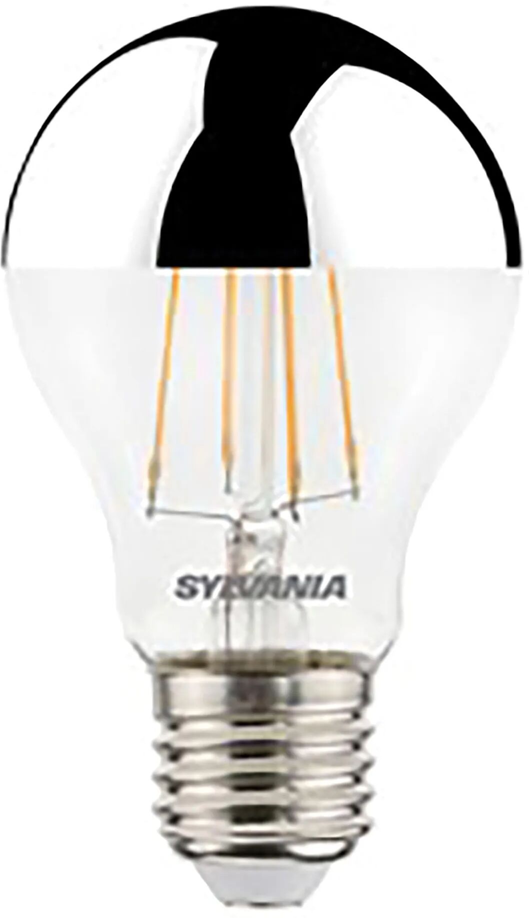 Feilo_sylvania LAMPADINA SYLVANIA LED FILAMENTO GOCCIA ARGENTO E27 4,5W=35W 400 lumen 2700K LUCE CALDA