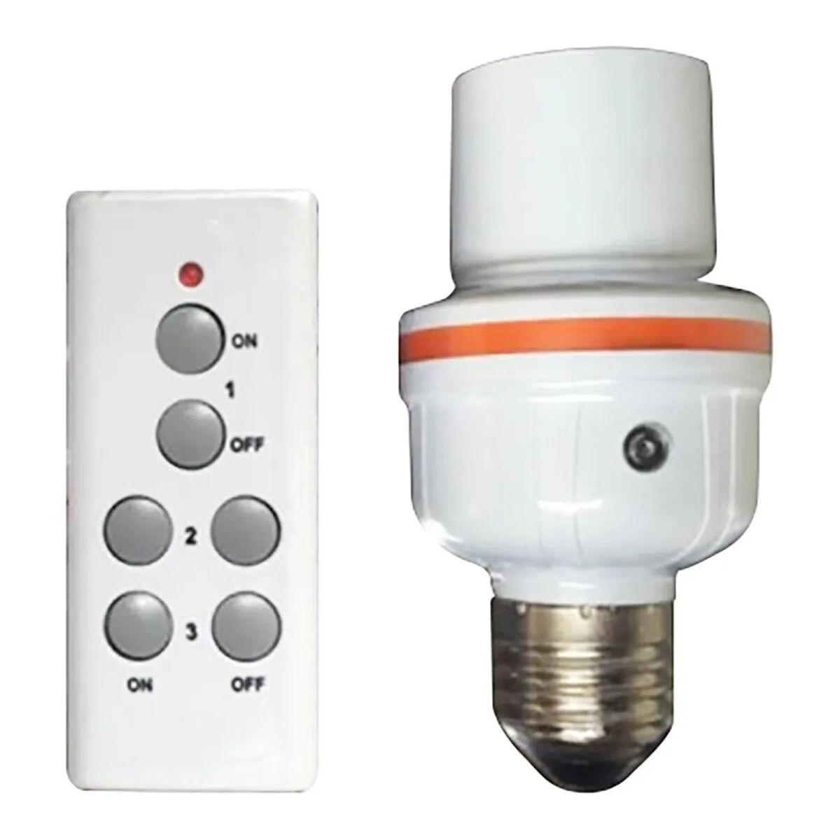 Proxe PORTALAMPADA E27 CON FUNZIONE DIMMER E TELECOMANDO