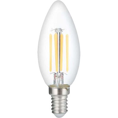 Tecnomat LAMPADINA SUPREMA LED FILAMENTO OLIVA E14 3,8W 60W 806lm 4000K 35x98 mm CLASSE A Tecnomat LAMPADINA SUPREMA LED FILAMENTO OLIVA E14 3,8W 60W 806lm 4000K 35x98 mm CLASSE A