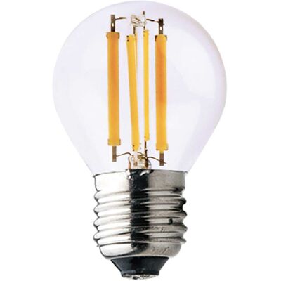 Tecnomat LAMPADINA VIVIDA LED FILAMENTO MINISFERA E27 6W=60W 660 lumen 3000K LUCE CALDA Ø 45x74 mm Tecnomat LAMPADINA VIVIDA LED FILAMENTO MINISFERA E27 6W=60W 660 lumen 3000K LUCE CALDA Ø 45x74 mm