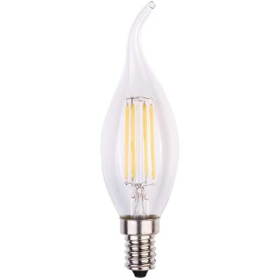 Tecnomat LAMPADINA VIVIDA LED FILAMENTO FIAMMA E14 6W=60W 806lm 3000K LUCE CALDA Ø 35x117mm Tecnomat LAMPADINA VIVIDA LED FILAMENTO FIAMMA E14 6W=60W 806lm 3000K LUCE CALDA Ø 35x117mm