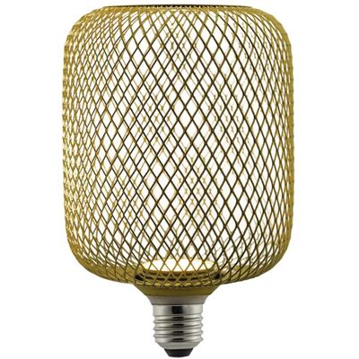 Suprema LAMPADINA LED GABBIA E27 3,5W 130lm 1800K FINITURA OTTONE DIMMERABILE 100x162 mm Suprema LAMPADINA LED GABBIA E27 3,5W 130lm 1800K FINITURA OTTONE DIMMERABILE 100x162 mm