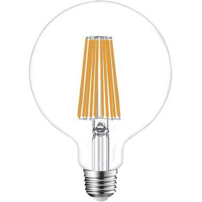 Tecnomat LAMPADINA VIVIDA LED FILAMENTO GLOBO E27 18W=189W 3239lm 4000K LUCE BIANCA Ø125x175 mm Tecnomat LAMPADINA VIVIDA LED FILAMENTO GLOBO E27 18W=189W 3239lm 4000K LUCE BIANCA Ø125x175 mm