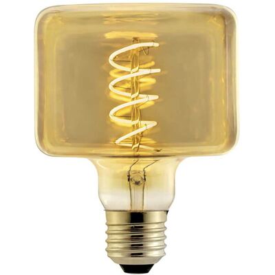 Suprema LAMPADINA LED CUBO E27 4W 240lm 1800K LUCE CALDA AMBRATA DIMMERABILE 95x128 mm Suprema LAMPADINA LED CUBO E27 4W 240lm 1800K LUCE CALDA AMBRATA DIMMERABILE 95x128 mm