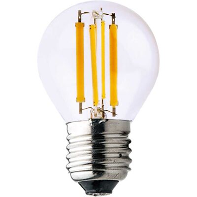 Tecnomat LAMPADINA LED FILAMENTO VIVIDA MINISFERA E27 6W=63W 670lm 6000K LUCE FREDDA Ø45x74 mm Tecnomat LAMPADINA LED FILAMENTO VIVIDA MINISFERA E27 6W=63W 670lm 6000K LUCE FREDDA Ø45x74 mm