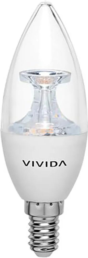 VIVIDA INTERNATIONAL Lampadina Vivida Led Oliva Crystal E14 5w=38w 440 Lumen 3000k Luce Calda Ø37,5x108 Mm