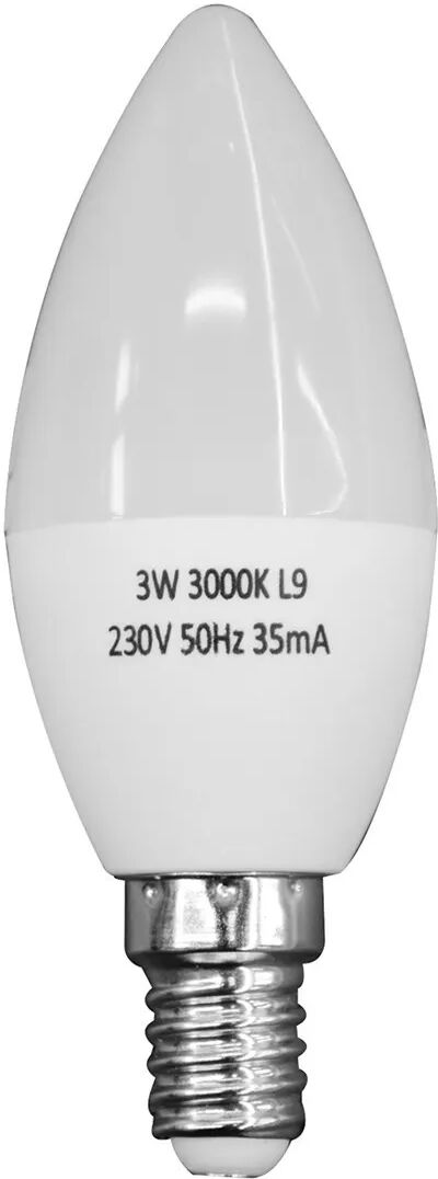 VIVIDA INTERNATIONAL Lampadina Vivida Led Smd Oliva E14 3w=24w 240 Lumen 3000k Luce Calda Ø 37x100 Mm