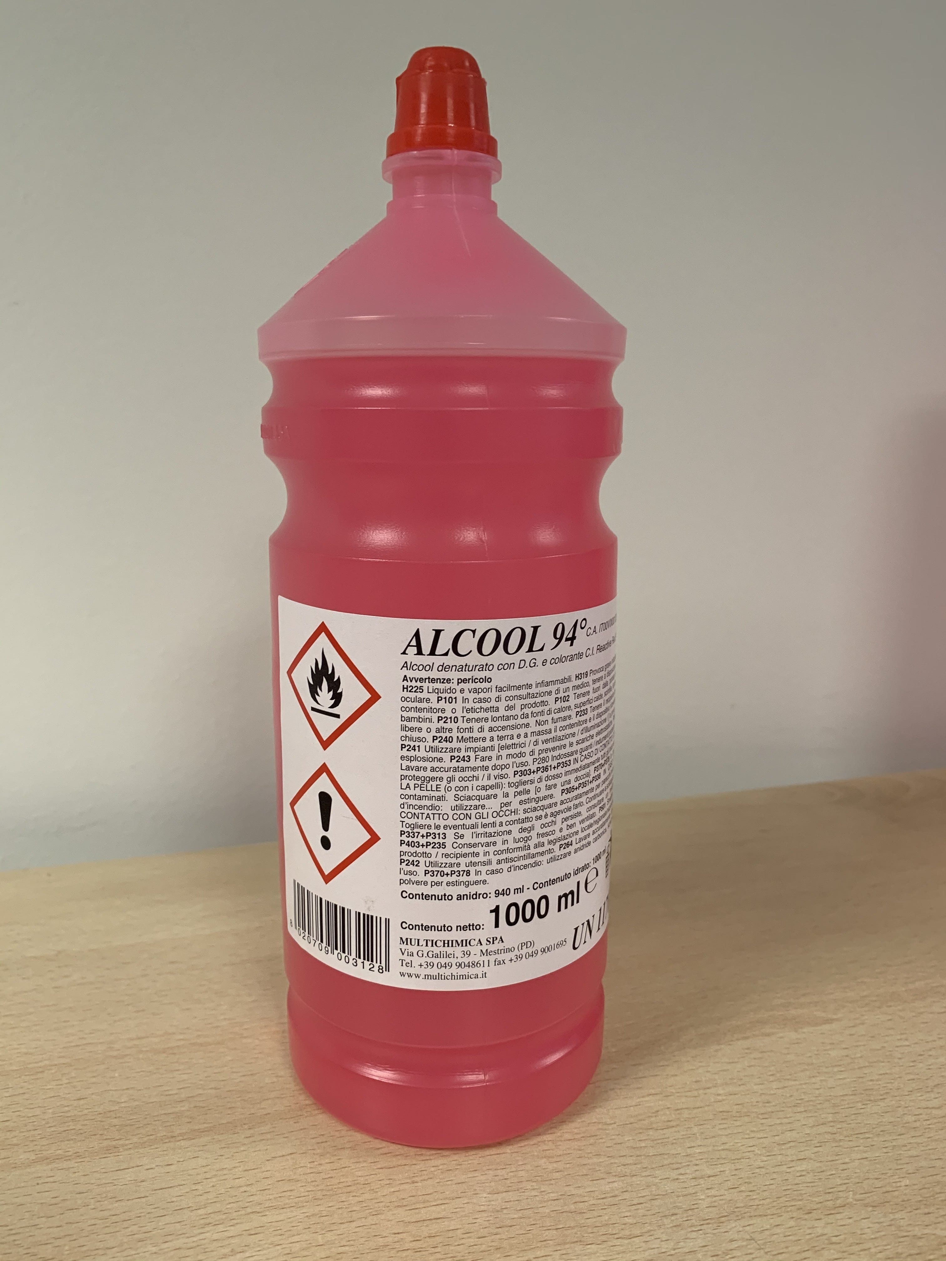 Alcool Etilico 94° Denaturato 1 L Alcool Etilico 94° Denaturato 1 L