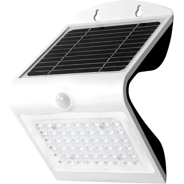 tecnomat proiettore solare led 4w 500 lumen 4000k sensore di movimento e 2 regolazioni 211x140x115 mm