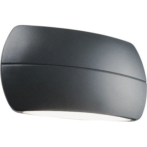 tecnomat applique led pillow 10w 585 lumen 4000k luce bianca color antracite 200x110x53 mm ip54