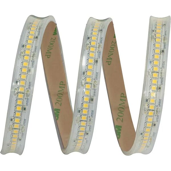 tecnomat strip led tmr da esterno 24v lunghezza 5 m 16 w/m 1700 lumen 4000k luce bianca ip65