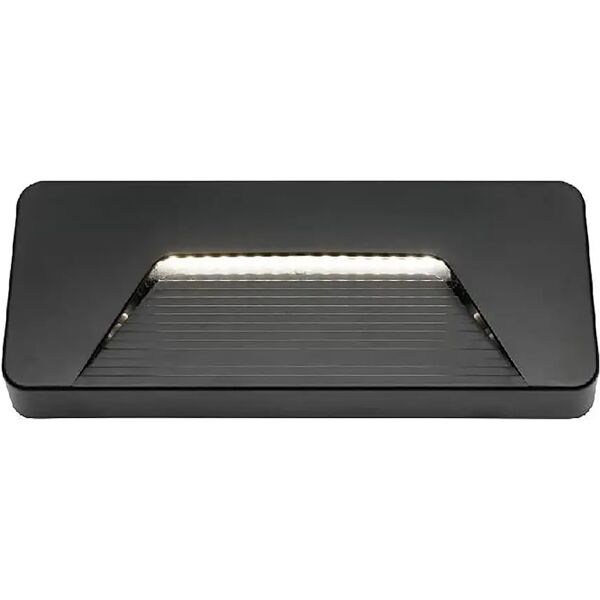 tecnomat applique semi-incasso led smd 3,2w bianca 280 lumen 4000k ip65 210x80x28 mm