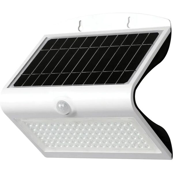 tecnomat proiettore solare led 8w 800 lumen 4000k sensore di movimento e 2 regolazioni 232x220x121 mm