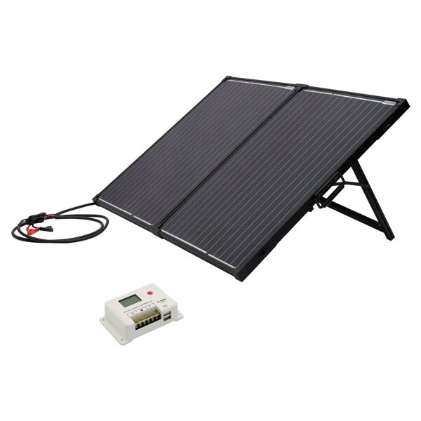 tecnomat pannello solare pieghevole  100w   per carica batterie 12/24v 2 morsetti + 2 usb
