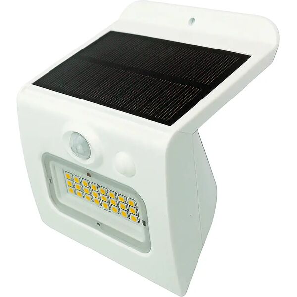 tecnomat applique led solare 3w 280 lumen 4000k luce bianca