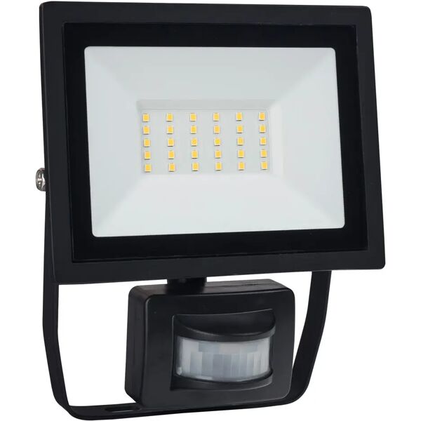 parko proiettore led  30w 3300 lumen 4000k luce bianca sensore pir 16,2x6,7x18,5 cm ip65