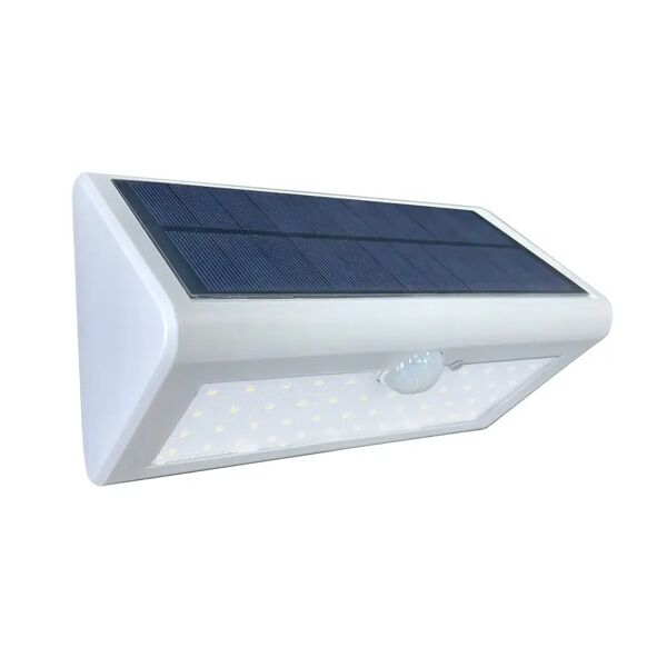 tecnomat applique solare eagle 6w 450 lumen 6000k luce fredda 2 sistemi di illuminazione bianca ip44