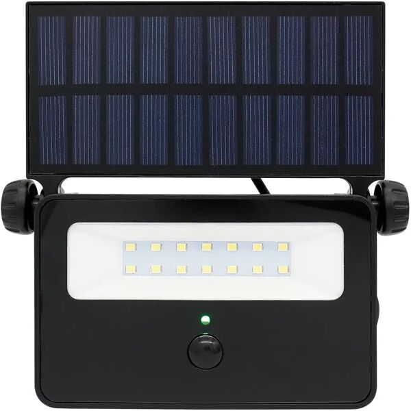 tecnomat proiettore solare vivida pocket 16w 1000 lumen 4000k con pannello solare 147x34x165 mm ip54