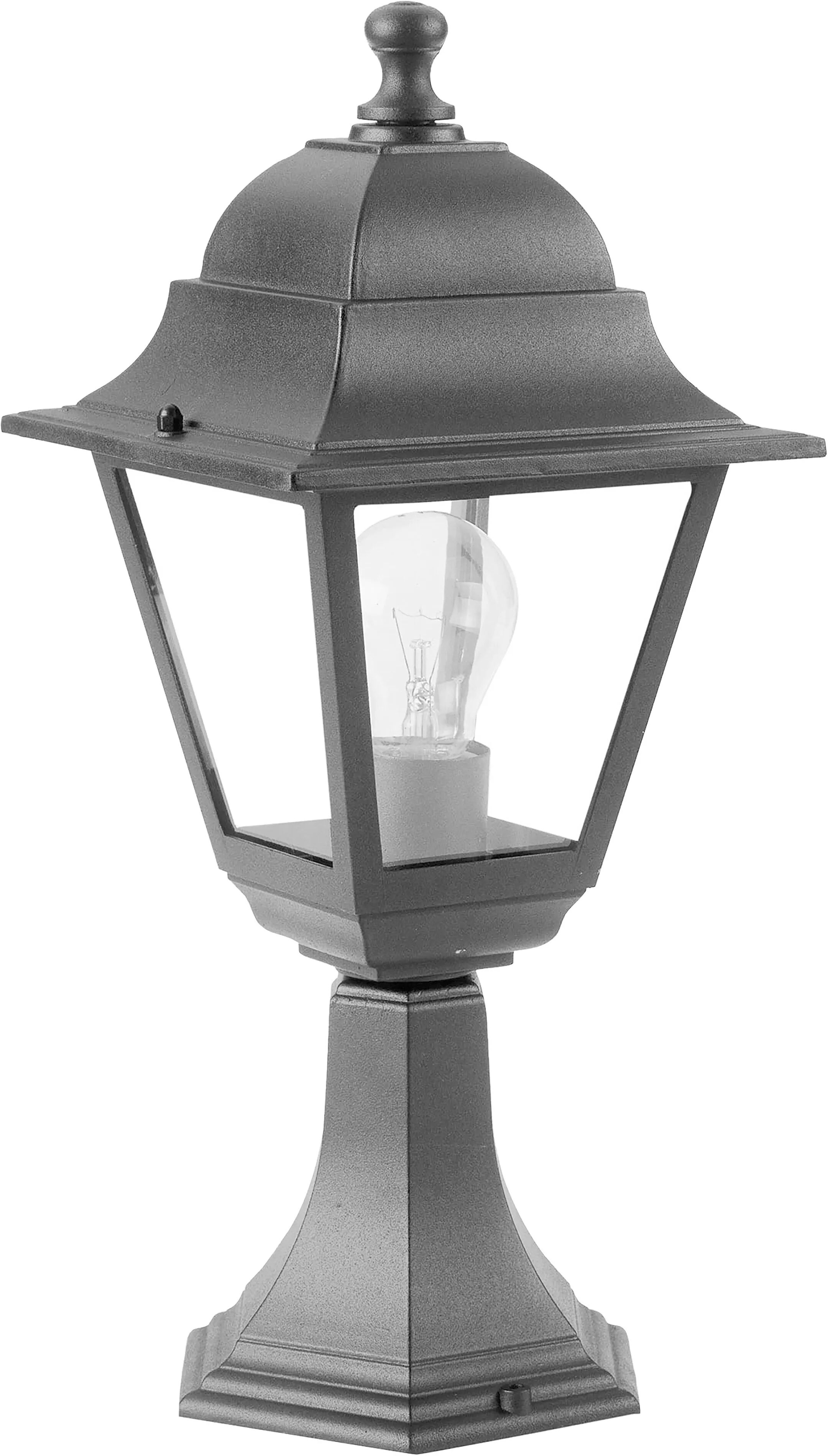 tecnomat fungo per esterno i-luce serie quadrata altezza 43cm colore nero e27 max 60w (esclusa) ip43